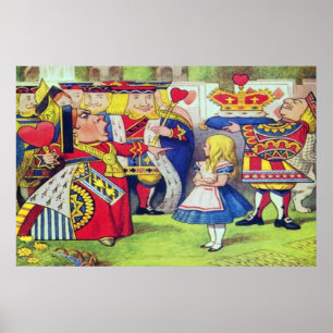 VINTAGE POSTER - ALICE IM WUNDERLAND - GESCHENKE