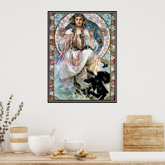 Vintage Poster alphonse mucha (Küche)