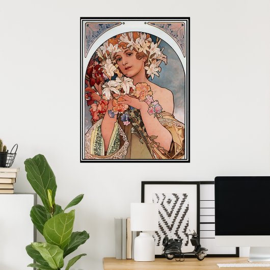 Vintage Poster Alphonse Mucha Ad (Heimbüro)