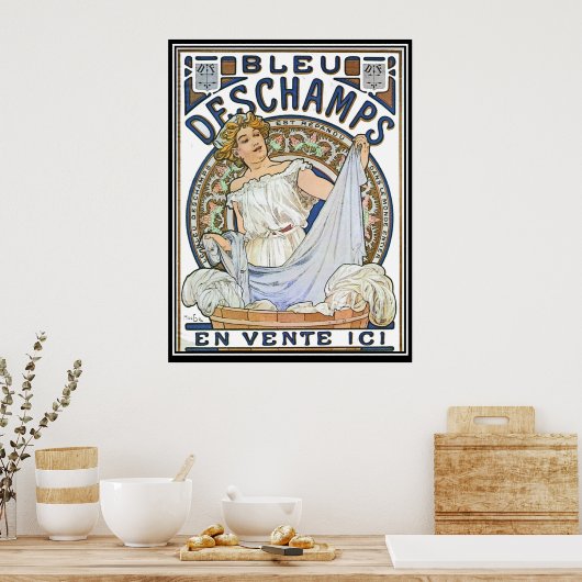 Vintage Poster Alphonse Mucha Ad (Küche)