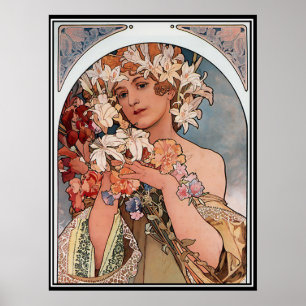 Vintage Poster Alphonse Mucha Anzeige