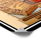 Vintage Poster alphonse mucha Chocolate Ad (Ecke)