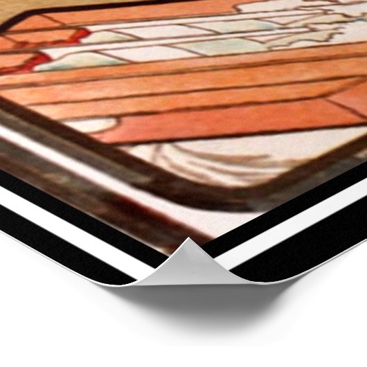 Vintage Poster Alphonse Mucha Perfume Ad (Ecke)