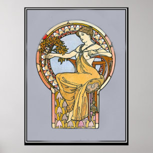 Vintage Poster Alphonse Mucha Werbung