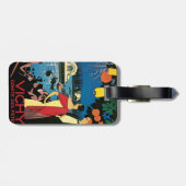 Vintage Poster Art Vichy Frankreich Gepäckanhänger (Rückseite horizontal)