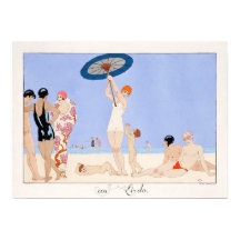 Vintage Poster: Au Lido Plate no.14 (1920)