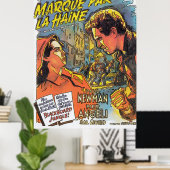 Vintage Poster aus Belgien (Heimbüro)