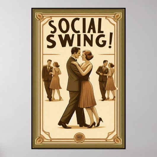Vintage Poster aus den 20er Jahren (Vorne)