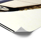 VINTAGE POSTER - AUSTIN HEALEY 3000 (Ecke)