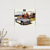 VINTAGE POSTER - AUSTIN HEALEY 3000 (Küche)