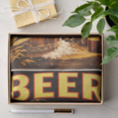 Vintage Poster Bierfeier Dekupage Seidenpapier (Geschenk)