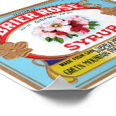 Vintage Poster - Brier Rose Sirup (Ecke)