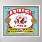 Vintage Poster - Brier Rose Sirup (Vorne)