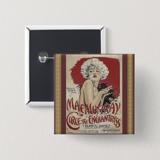 Vintage Poster Button (Vorne & Hinten)