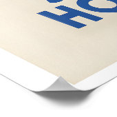 Vintage Poster By Train for Seaside Holidays (Ecke)