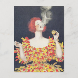 Vintage Poster Cachou Lajaunie Postkarte