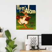 Vintage Poster California Carrots Food und Print (Heimbüro)