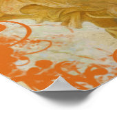 Vintage Poster Collie Hund und Mode Diva (Ecke)