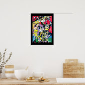 Vintage Poster Comic Buchcover Seltsam (Küche)