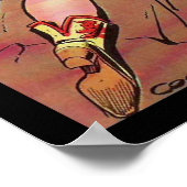 Vintage Poster Comic Covers Cowgirl (Ecke)