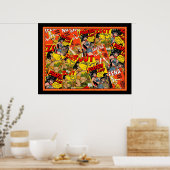 Vintage Poster Comic Zoot Phantom Combo (Küche)