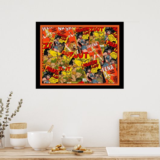 Vintage Poster Comic Zoot Phantom Combo (Küche)