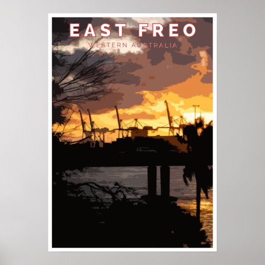 Vintage Poster - East Fremantle, Western Australie (Vorne)