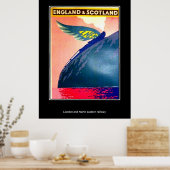 Vintage Poster England und Schottland Rail (Küche)