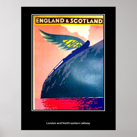 Vintage Poster England und Schottland Rail (Vorne)