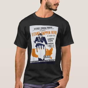 Vintage Poster Es kann hier passieren Retro T-Shirt