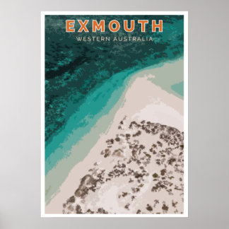 Vintage Poster - Exmouth, Western Australien