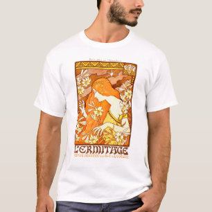 Vintage Poster Französisches Magazin Jugendstil Fr T-Shirt