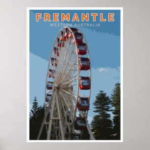Vintage Poster - Fremantle, Westaustralien