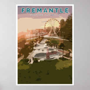 Vintage Poster - Fremantle, Westaustralien