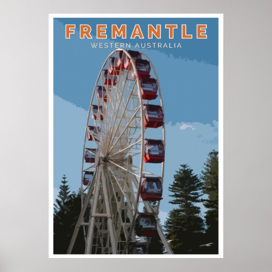 Vintage Poster - Fremantle, Western Australien (Vorne)