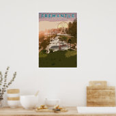 Vintage Poster - Fremantle, Western Australien (Küche)
