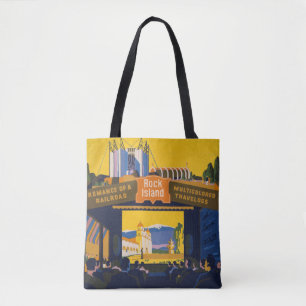 Vintage Poster für die Messe Chicago World 1933-34 Tasche