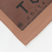 Vintage Poster für Reisen nach Montana. 2 Fleecedecke (Ecke)