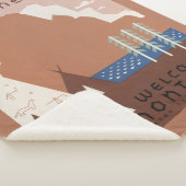 Vintage Poster für Reisen nach Montana. 2 Sherpadecke (3/4)