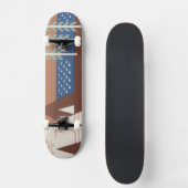 Vintage Poster für Reisen nach Montana. 2 Skateboard (Vorderseite)