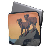 Vintage Poster für Reisen zu Nationalparks Laptopschutzhülle (Vorderseite Links)