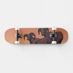 Vintage Poster für Reisen zu Nationalparks Skateboard