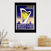 Vintage Poster Italienische Oper (Küche)