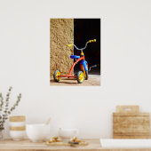 Vintage Poster Kinderfahrrad (Küche)
