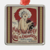 Vintage Poster Metal Ornament (Vorne)