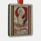 Vintage Poster Metal Ornament Aus Metall (Rechts)