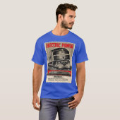 Vintage Poster Neue Haven Bahn T-Shirt (Vorne ganz)
