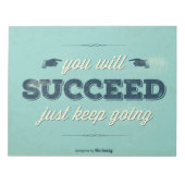 Vintage Poster Notizblock (Vorderseite)