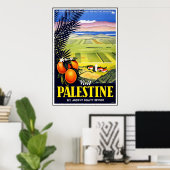 Vintage Poster Palestine Travel (Heimbüro)