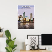 Vintage Poster - Perth, Westaustralien (Heimbüro)
